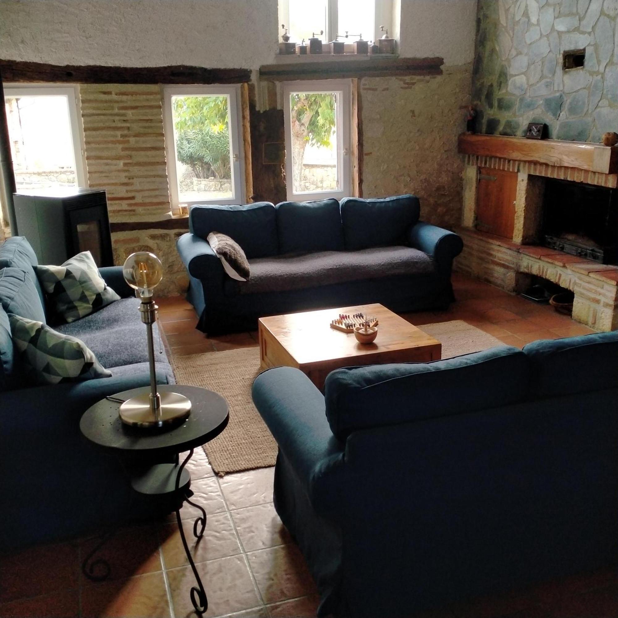 Maison D'Hotes La Fezendes Miradoux ภายนอก รูปภาพ